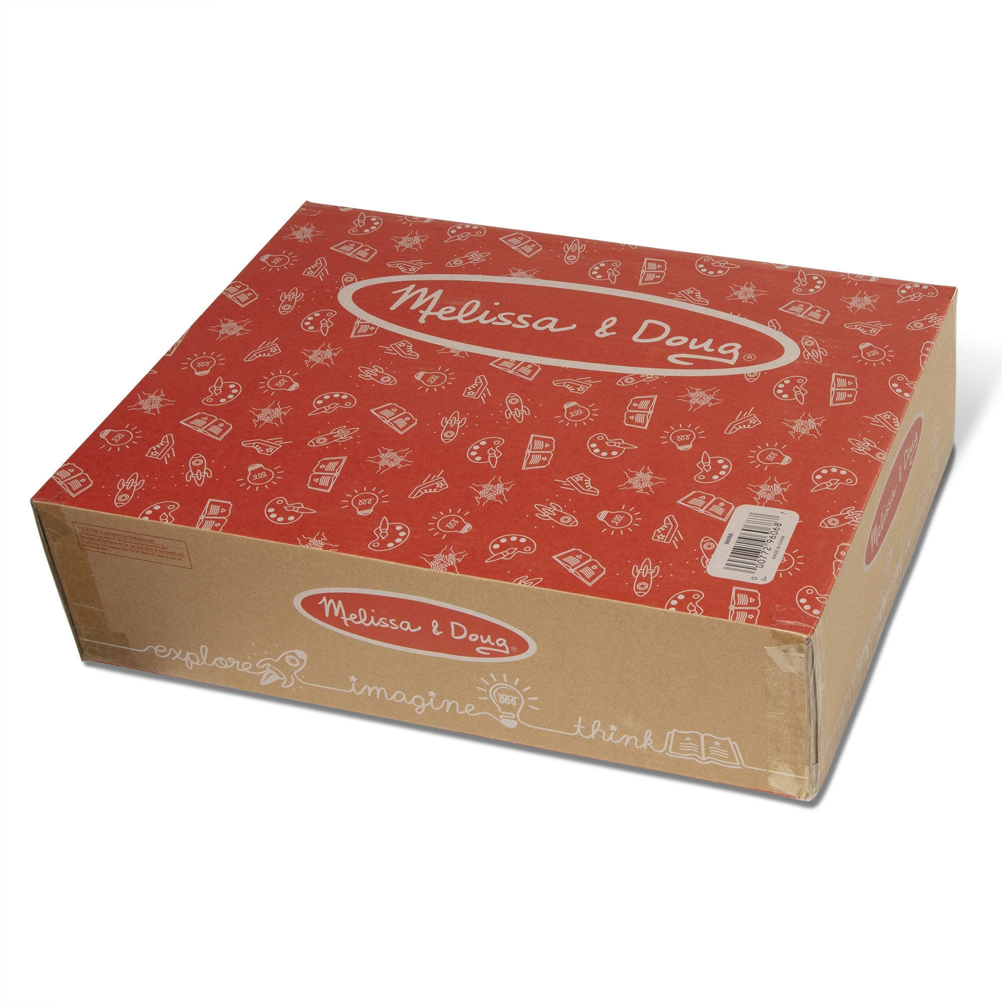 Melissa & Doug Countdown to Christmas Wooden Advent Calendar, 25 Magnets (E-Commerce Packaging, Great Gift for Girls and Boys -